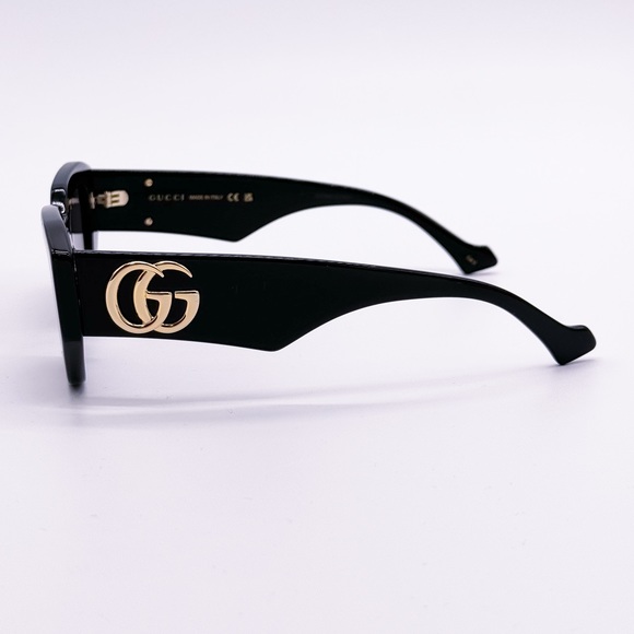 NEW GUCCI SUNGLASSES GG1421S 001 WOMEN BLACK  EYEWEAR GUCCI - Picture 7 of 13